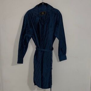 Fendi vintage blue robe monogram jacket small /medium